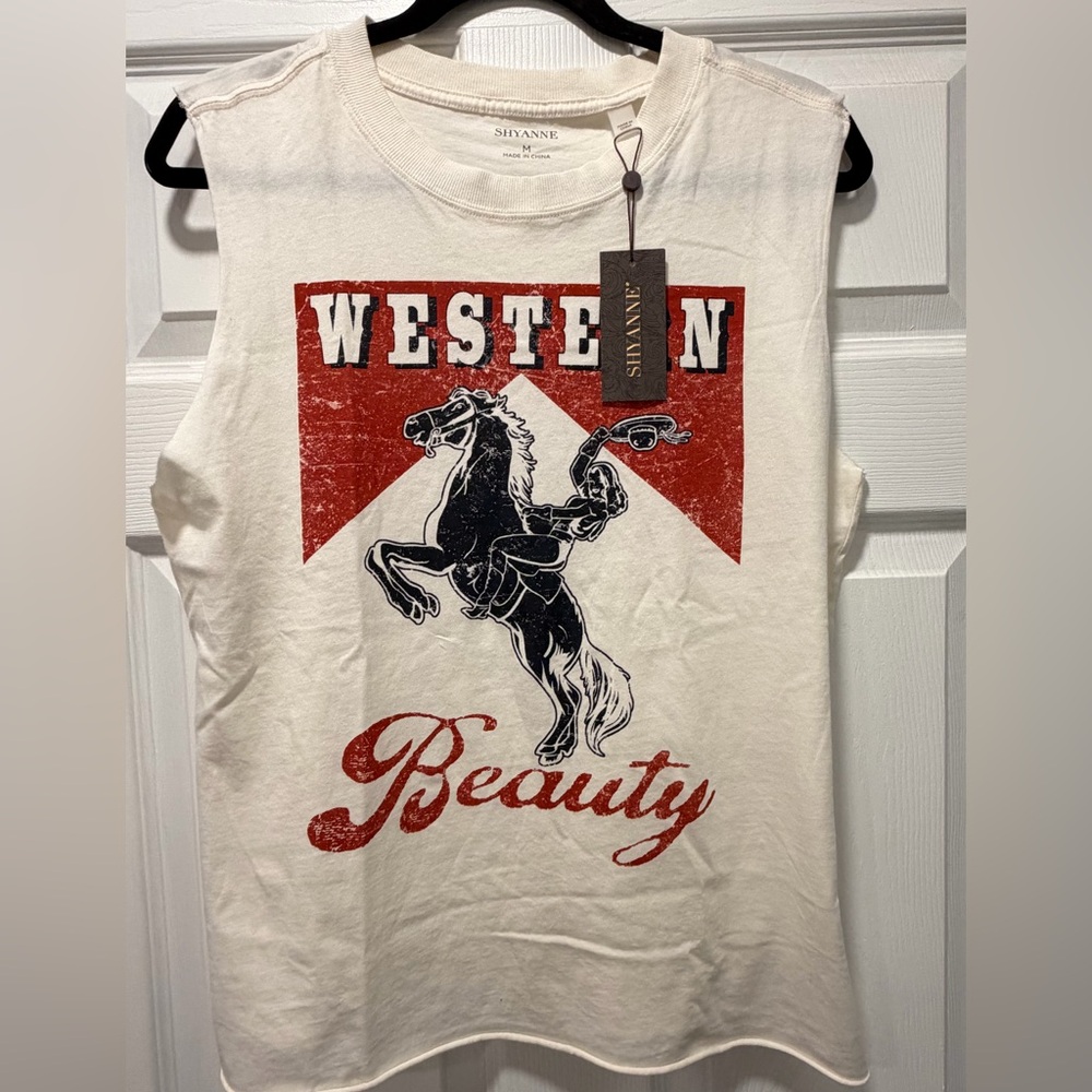 Shyanne Western Beauty Graphic Tee - Cream